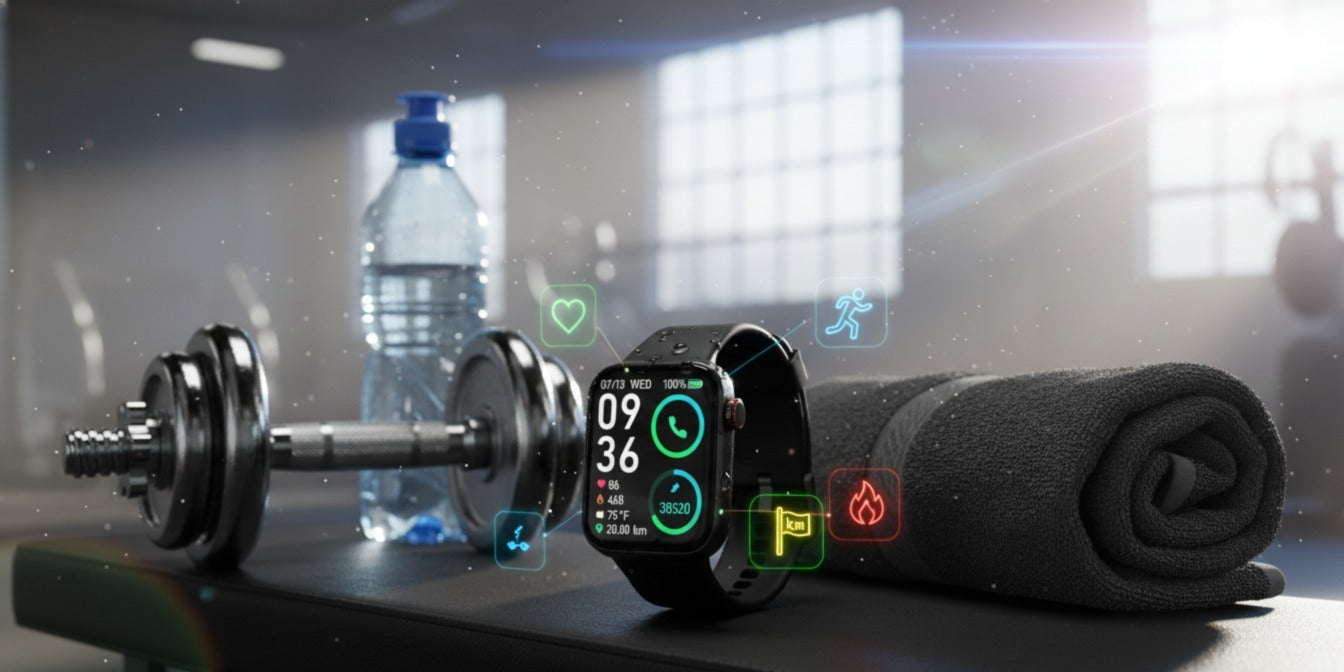 Bluetooth Smartwatch Fitband with Free Multifunctional Data Cable Set