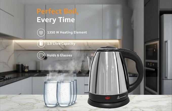 Electric Kettle – Fast Boiling, Safe &amp; Energy Efficient