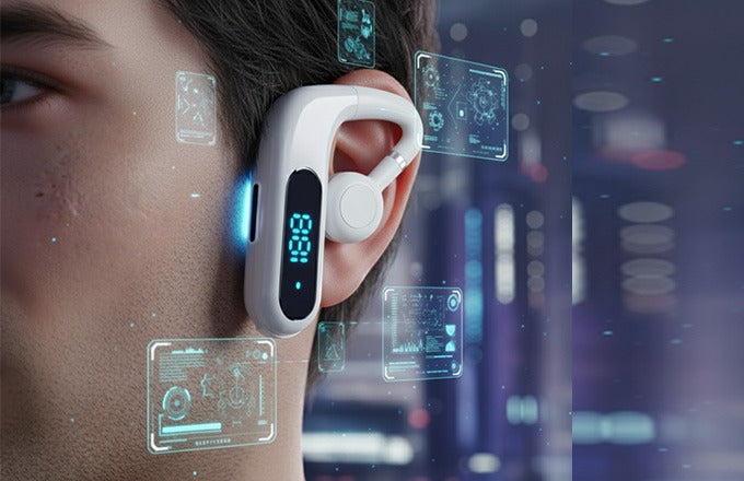 Smart Display Wireless Bluetooth Earbud