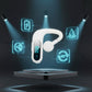Smart Display Wireless Bluetooth Earbud