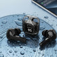 Transparent Ultrapods Max TWS Earbuds with LED Display Case
