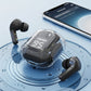 Transparent Ultrapods Max TWS Earbuds with LED Display Case