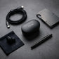 CTRL8 A6S true wireless earbuds with HD sound and sleek black design