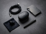 CTRL8 A6S true wireless earbuds with HD sound and sleek black design