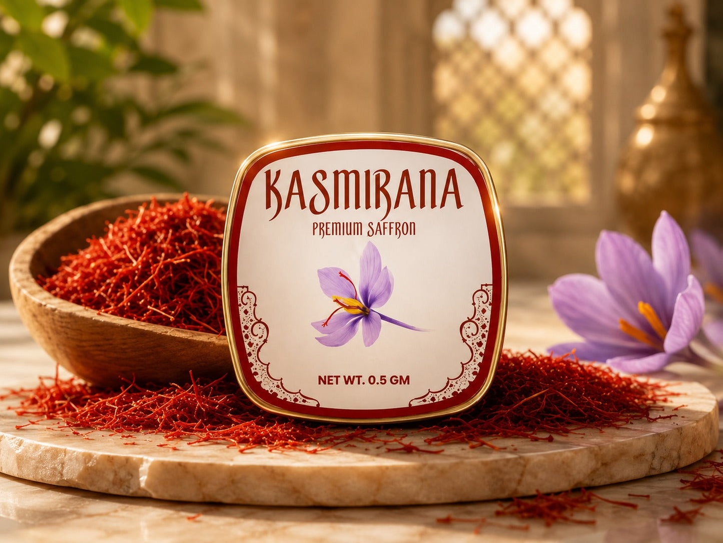 Buy1 Get1 Pure Kashmiri Saffron (Kesar)(0.5 gm each)