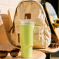 Premium Large Capacity Tumbler with Straw & Handle