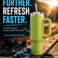 Premium Large Capacity Tumbler with Straw & Handle