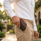LuxeCraft Two Tone Leather Wallet- MK