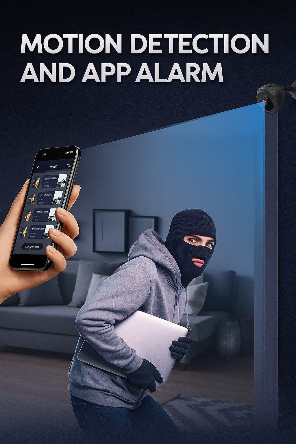 Rechargeable Wi-Fi HD CCTV Live Camera