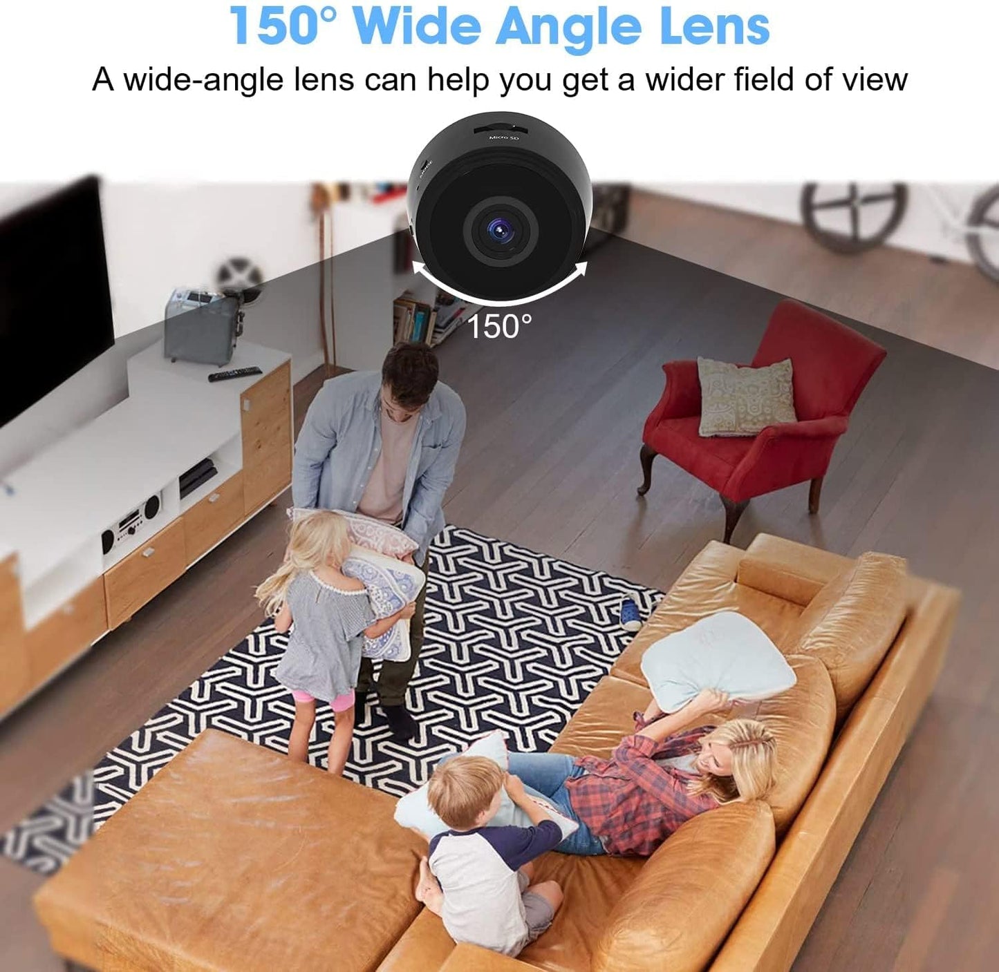 Rechargeable Wi-Fi HD CCTV Live Camera