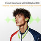 Transparent Bluetooth Neckband  | 72H Battery Life |HD Voice | Deep Bass