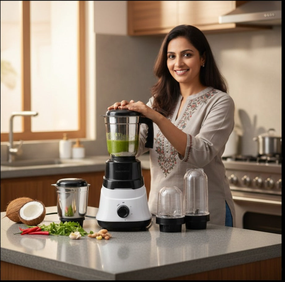 Hybrid Powered Nutrimix With Mixer Grinder Jars