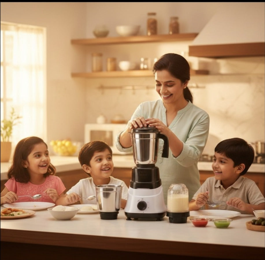 Hybrid Powered Nutrimix With Mixer Grinder Jars