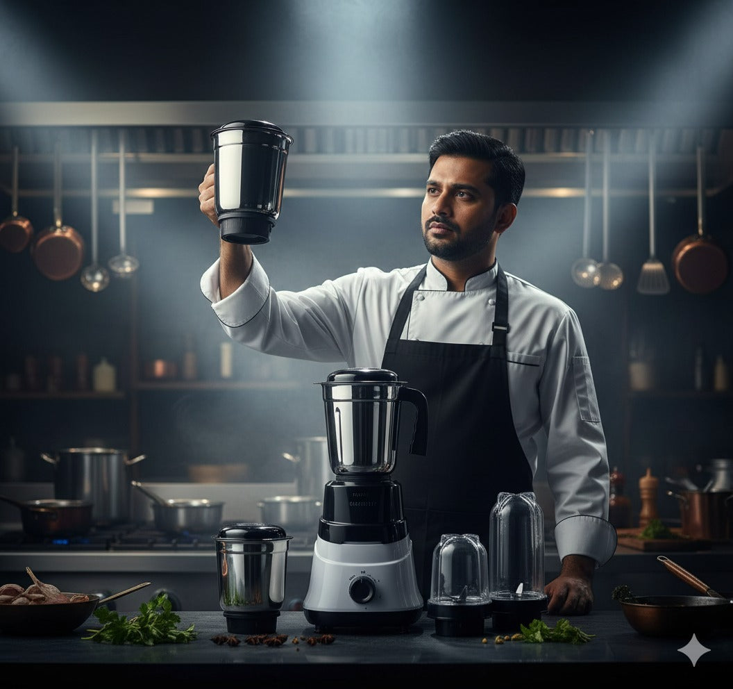 Hybrid Powered Nutrimix With Mixer Grinder Jars
